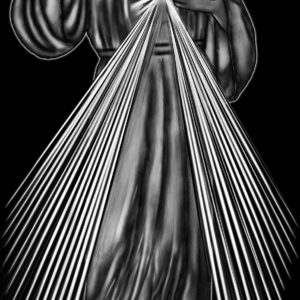 Jezus Miłosierny grawer