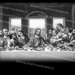 Ostatnia wieczerza grawer w kamieniu