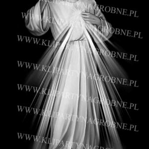 Jezus Miłosierny grawer w kamieniu